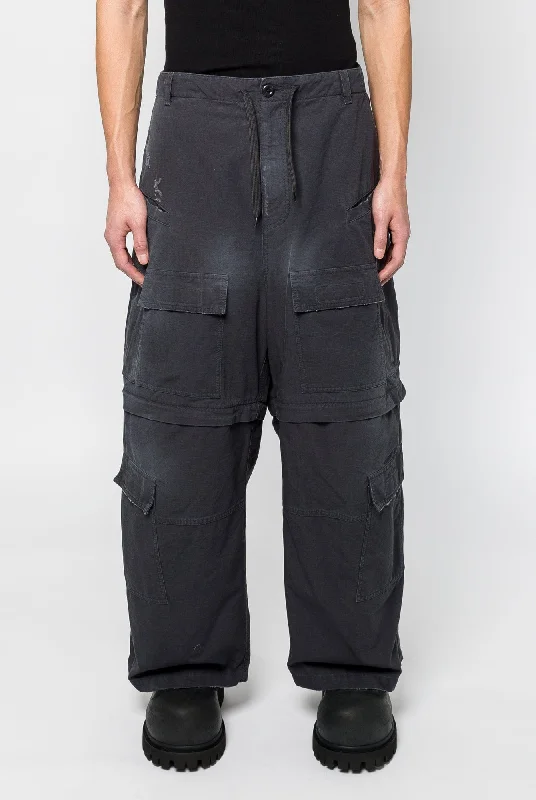 Party Jeans for Night Out -Balenciaga Large Cargo Pants in Grey