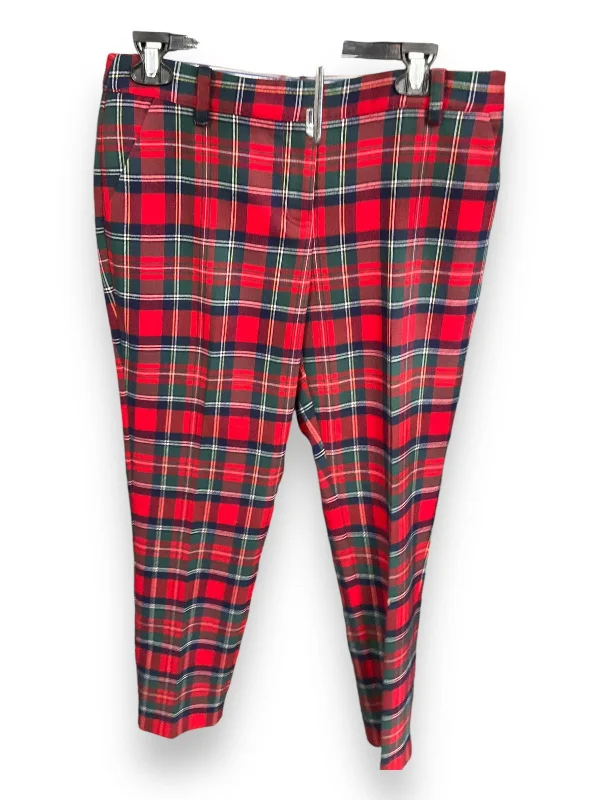 Versatile black pants for any occasion pairing -Pants Chinos & Khakis By Vineyard Vines In Plaid Pattern, Size: 8