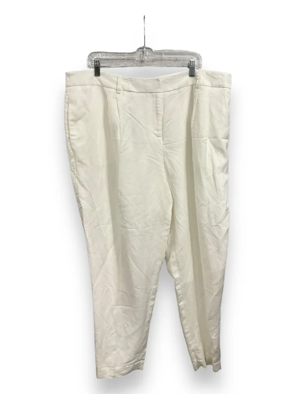 Soft jogger pants for relaxed weekend lounging -Pants Dress By Calvin Klein In White, Size: 18