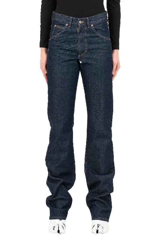 Cycling Jeans for Biking -Maison Margiela 5 Pocket Indigo Denim