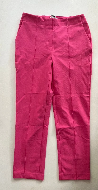 Retro bell-bottom pants for 70s-inspired fashion -Pants Work/dress By Rachel Zoe In Pink, Size: 6