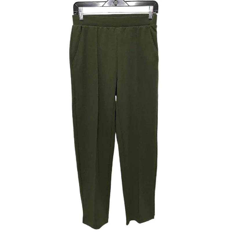 Casual twill pants for easygoing daily outfits -Pants Dress By Loft In Green, Size: Xs