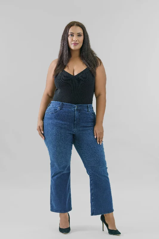 Anniversary Jeans for Special -WAIST MATCH HIGH RISE MAJOR WIDE LEG JEAN