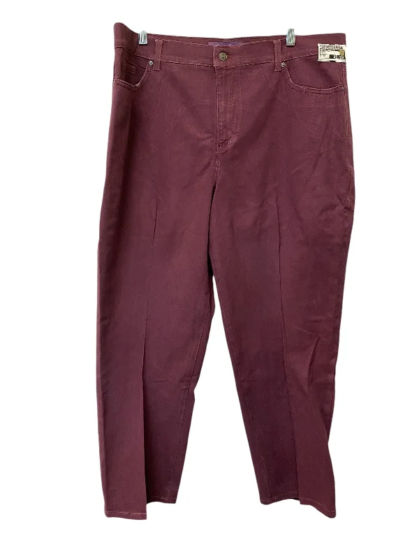 Soft pajama pants for ultimate bedtime comfort -Pants Other By Gloria Vanderbilt In Purple, Size: 18