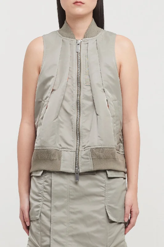 Back Pocket Jeans for Design -Sacai Nylon Twill Vest