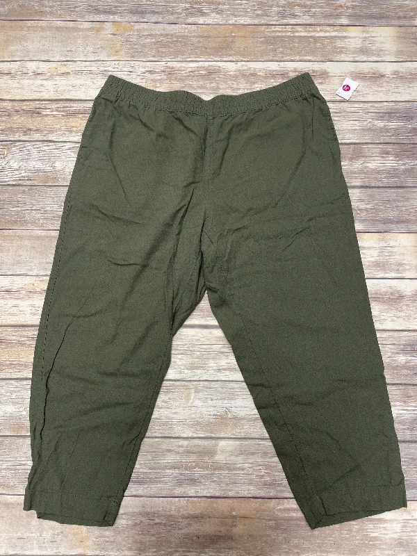 Lightweight culottes pants for summer fashion flair -Pants Other By Old Navy In Green, Size: 2x