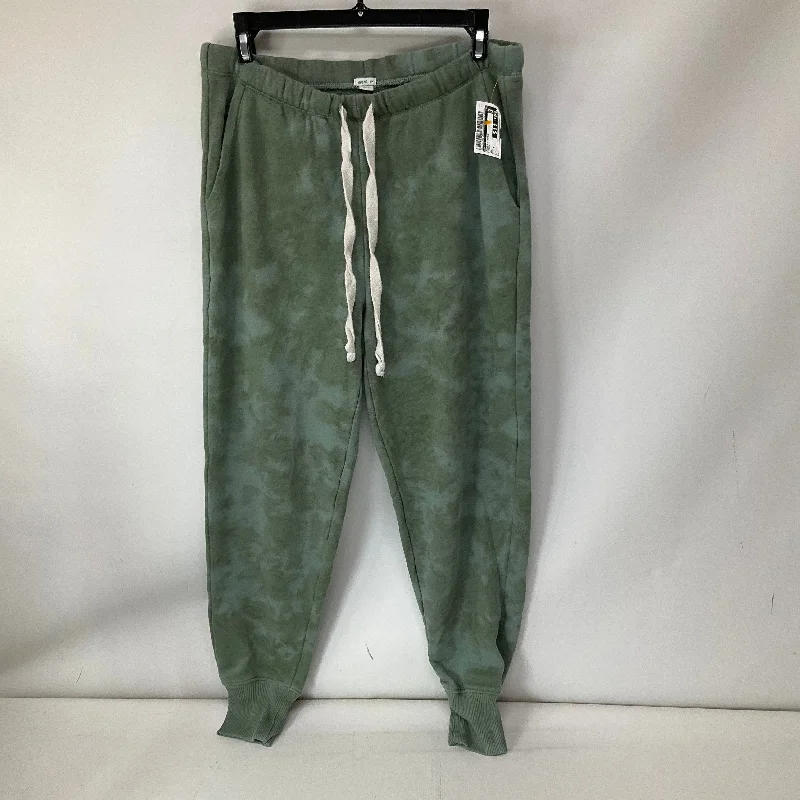 Tapered ankle pants for sleek modern silhouettes -Pants Lounge By Aerie In Green, Size: S