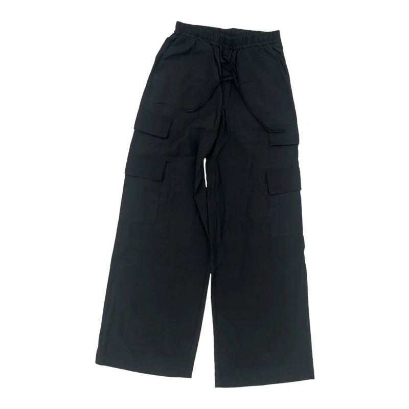 Breathable mesh pants for hot weather sports -Pants Cargo & Utility By A New Day In Black, Size:Xs