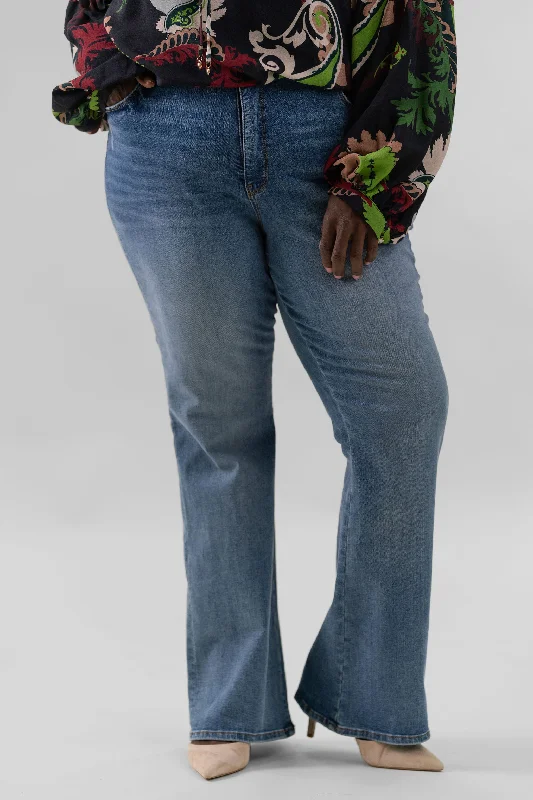 High Waisted Jeans for Shape -ANA HIGH RISE FLARE JEANS