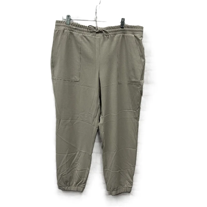 Weather-resistant pants for unpredictable climate needs -Pants Joggers By Nine West In Tan, Size: 16