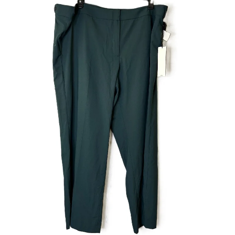 Vintage denim pants for timeless rugged style -Pants Dress By Calvin Klein In Green, Size: 22