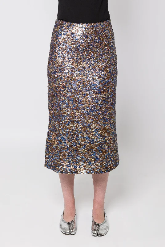 Dance Jeans for Movement -Dries Van Noten Sibyl Embroidered Skirt