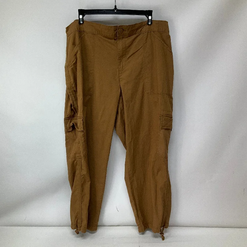 Windproof pants for chilly outdoor activities -Pants Cargo & Utility By Social Standard By Sanctuary In Brown, Size: Xxl