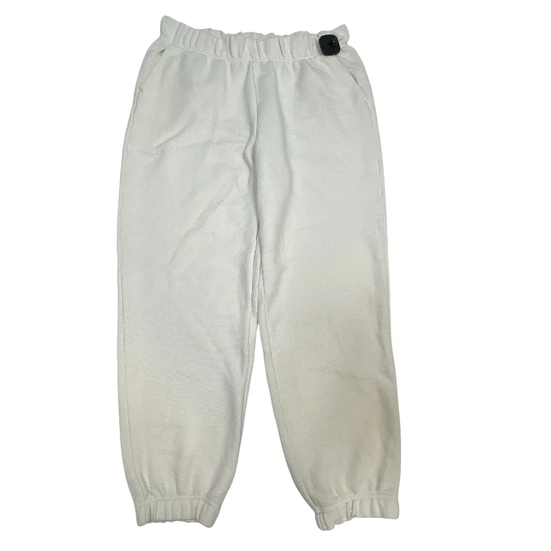 Classic wool pants for cold weather elegance -Pants Joggers By A New Day In Cream, Size: L