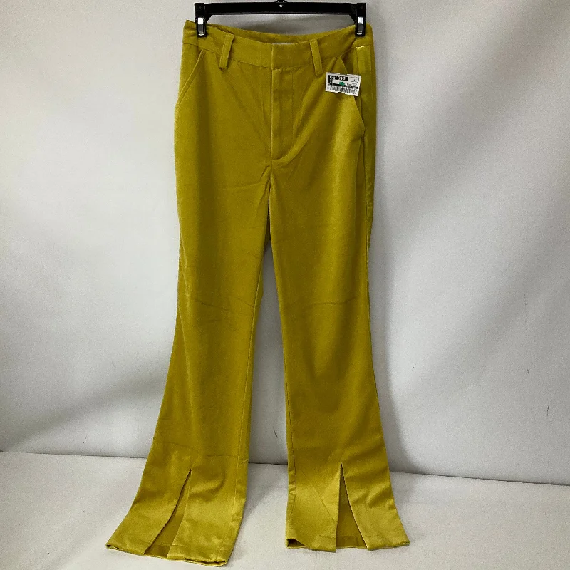 Tailored slim pants for polished business looks -Pants Dress By Avec Les Filles In Yellow, Size: 0