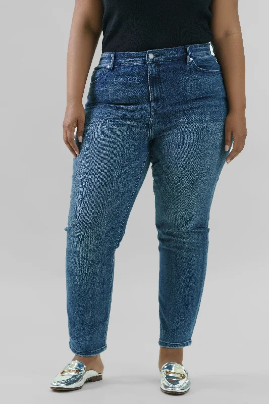 Wide Leg Jeans for Comfort -NON-SKINNY SKINNY HI-RISE