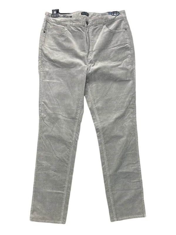 Weatherproof hiking pants for all-season trail use -Pants Corduroy By Talbots In Grey, Size: 12