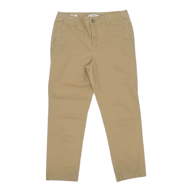 Breathable linen pants for hot summer days -Pants Chinos & Khakis By Loft In Tan, Size:6