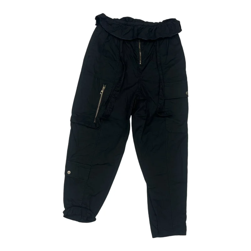 Rugged ripstop pants for extreme adventure durability -Pants Cargo & Utility By Clothes Mentor In Black, Size:4