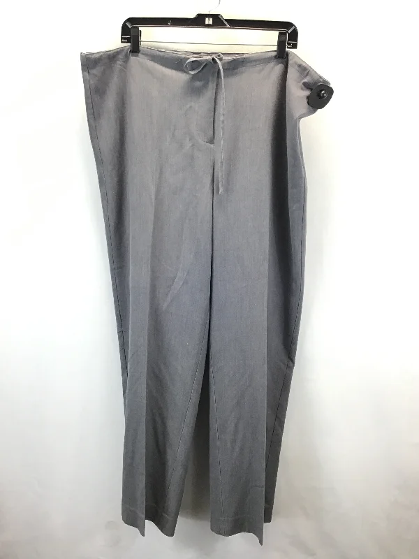 Comfortable stretch pants for casual daily wear -Pants Work/dress By Lane Bryant O In Grey, Size: Xl