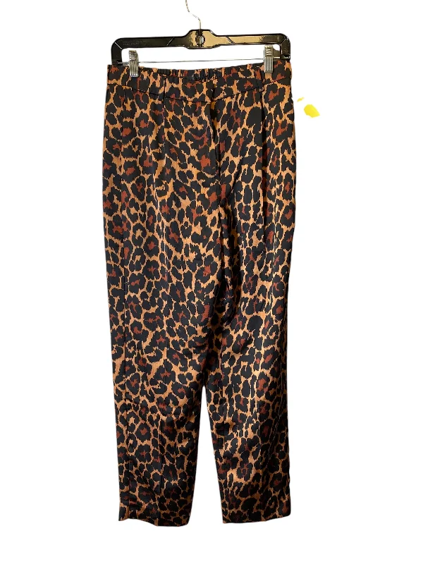 Heavy-duty work pants with tool pocket storage -Pants Lounge By J. Crew In Animal Print, Size: 4