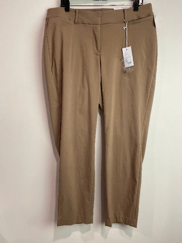 Lightweight cargo pants for summer camping trips -Pants Dress By Lane Bryant In Beige, Size: 16