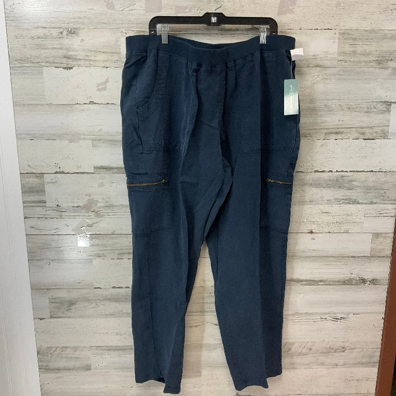 Classic wool pants for cold weather elegance -Pants Other By Coldwater Creek In Blue, Size: 22