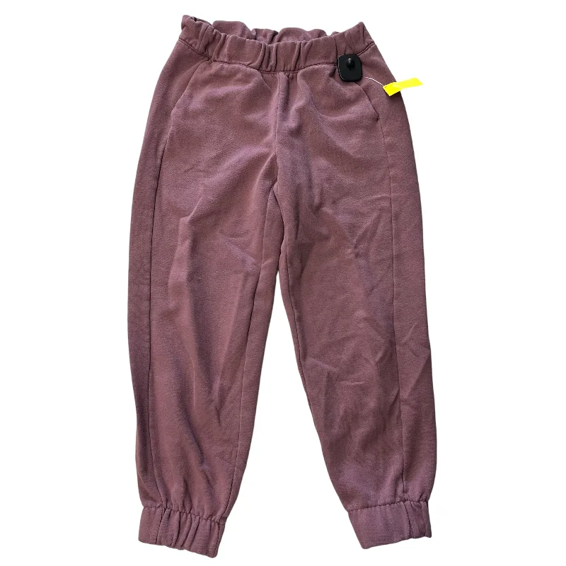 Lightweight cargo pants for summer camping trips -Pants Lounge By A New Day In Purple, Size: Xs