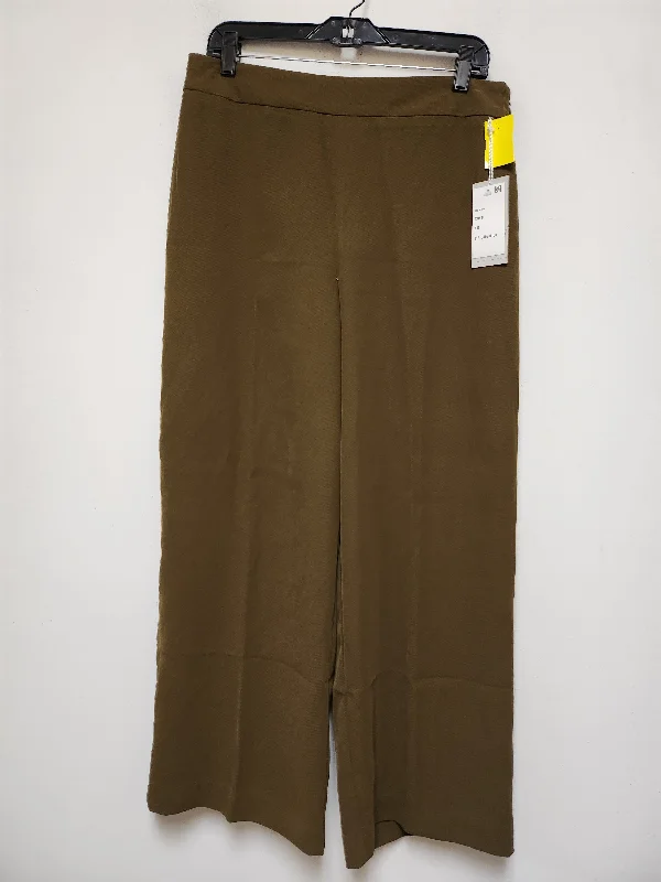 Heavy-duty work pants with tool pocket storage -Pants Cropped By Worthington In Brown, Size: 10