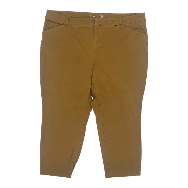 Casual drawstring pants for effortless home relaxation -Pants Chinos & Khakis By Old Navy In Brown, Size:24