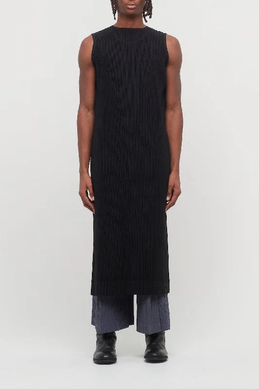 Belt Loops Jeans for Accessorizing -Homme Plissé Issey Miyake March Tunic in Black