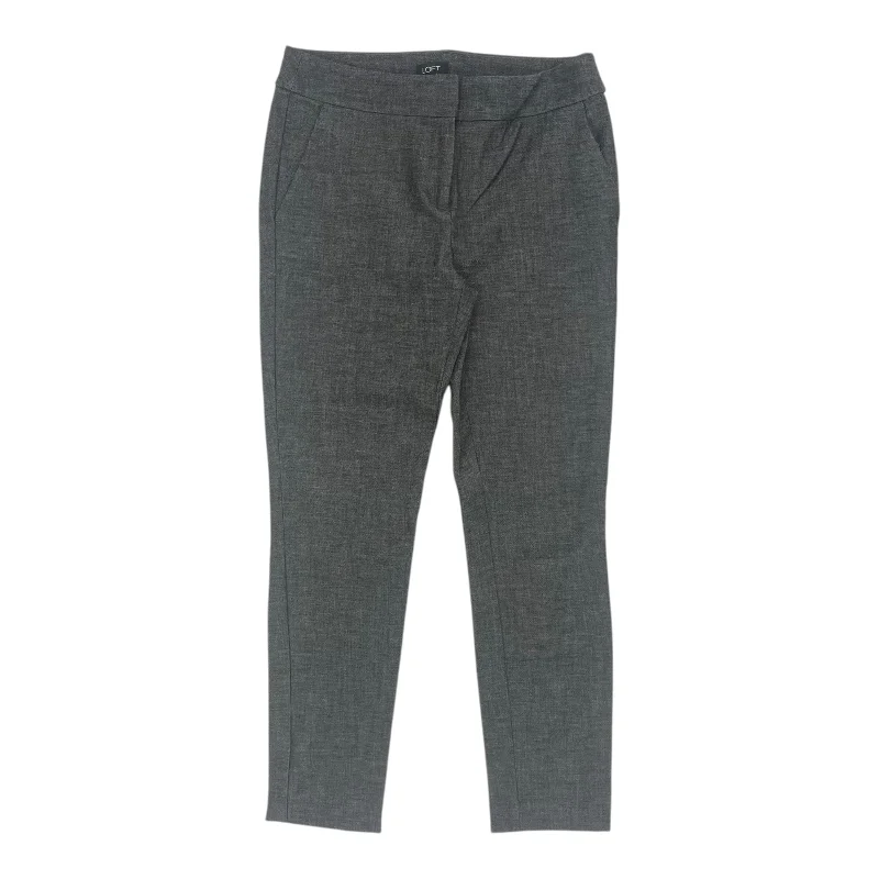 Durable denim pants for long-lasting everyday use -Pants Chinos & Khakis By Loft In Grey, Size:4