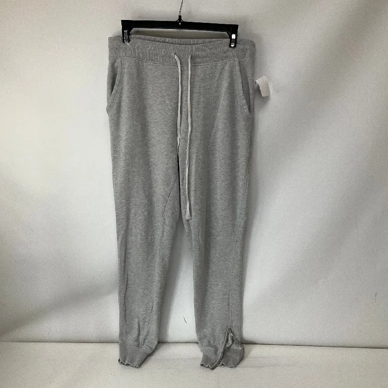 Casual drawstring pants for effortless home relaxation -Pants Lounge By Aerie In Grey, Size: S