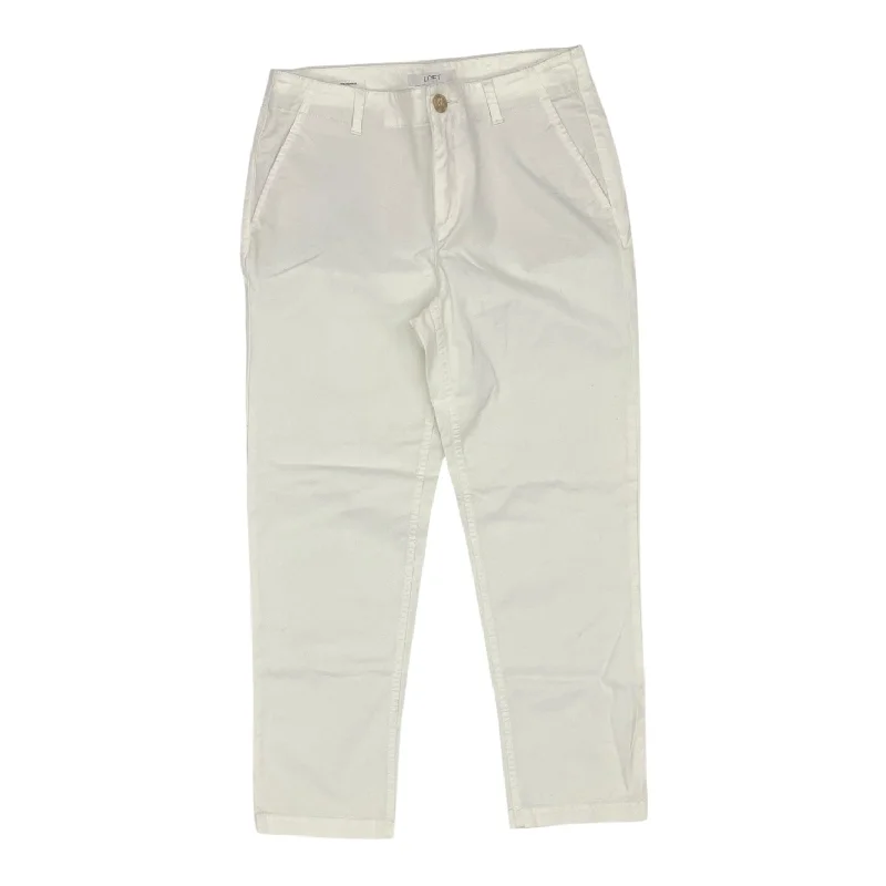 Reinforced cargo pants for heavy-duty field work -Pants Chinos & Khakis By Loft In Cream, Size:4