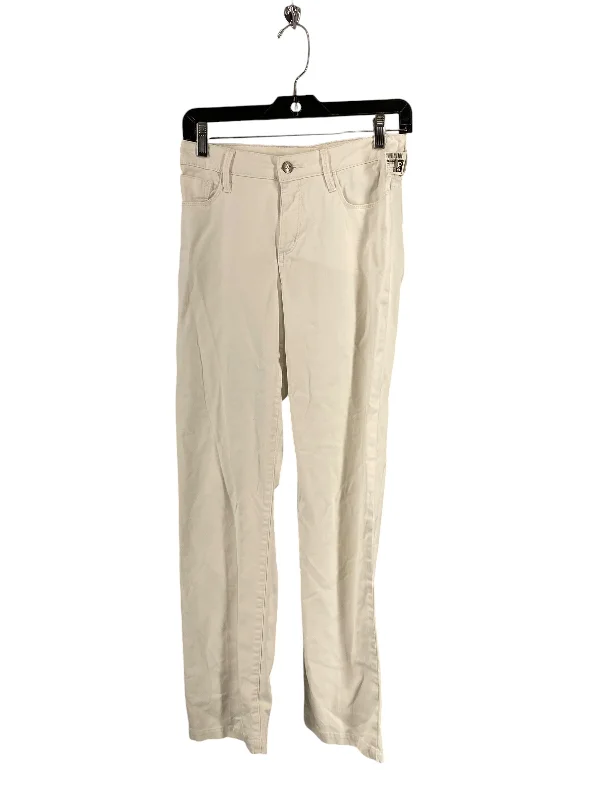 Warm flannel pants for chilly morning lounging -Pants Chinos & Khakis By Clothes Mentor In White, Size: 4