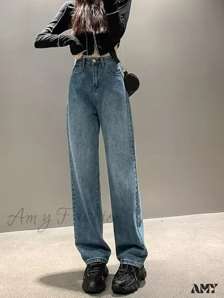 Carpenter Jeans for Function -Amy Fashion - For Women With Plush Loose Legs New Autumn Slim Straight Leg Jean