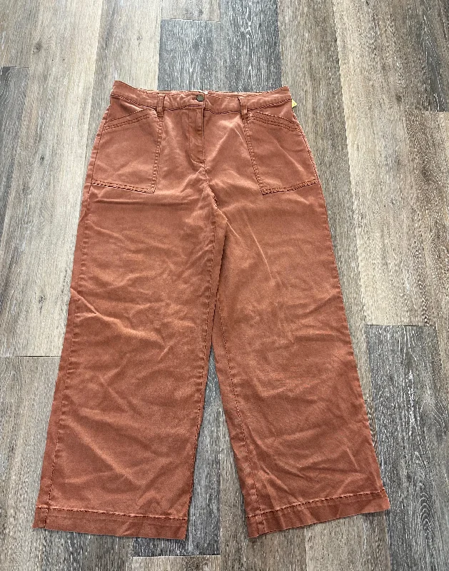 Comfortable stretch pants for casual daily wear -Pants Cargo & Utility By Joie In Orange, Size: 14