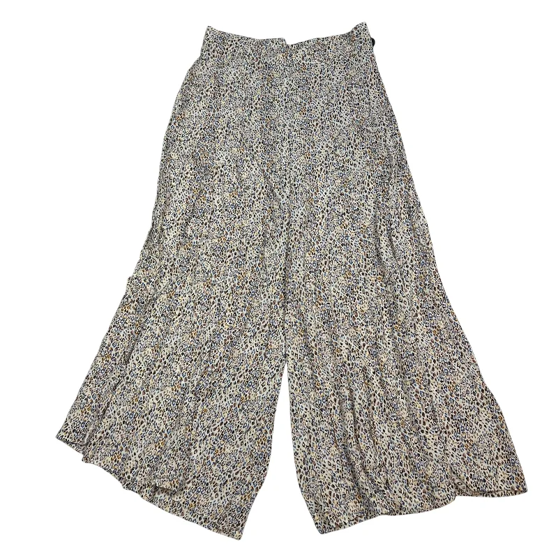 Bold patterned pants for standout fashion statements -Pants Wide Leg By Petal & Pup In Cream, Size: M