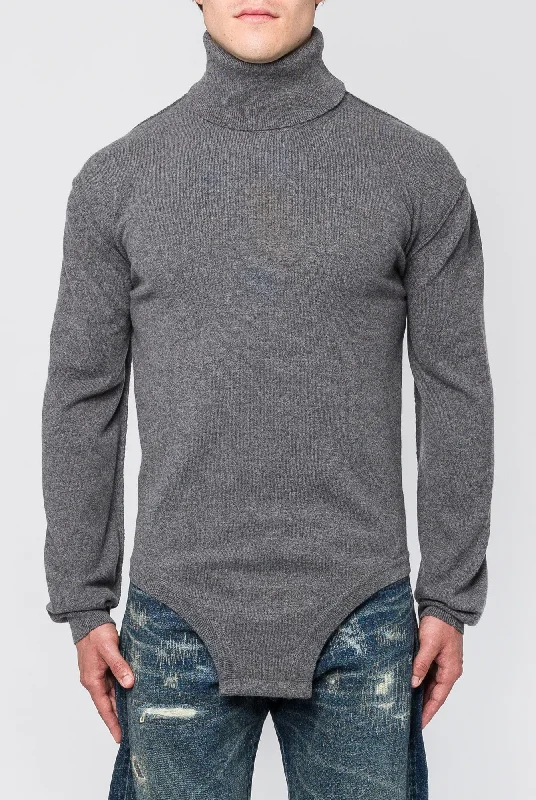 Faded Jeans for Laid-back -Maison Margiela  Body Sweater in Grey