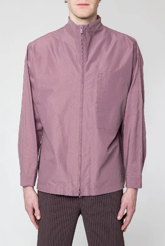 Business Jeans for Dressy -Homme Plissé Issey Miyake Blank Shirt in Lavender