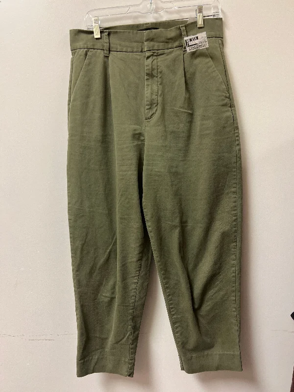 Stylish wide-leg pants for bold evening looks -Pants Dress By Banana Republic In Green, Size: 10