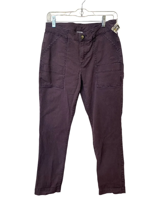 Stretch twill pants for flexible office comfort -Pants Other By Cabi In Purple, Size: 10