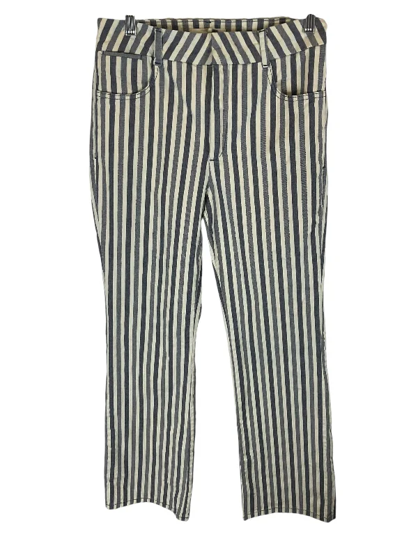 Soft pajama pants for ultimate bedtime comfort -Pants Wide Leg By Anthropologie In Striped Pattern, Size: 6