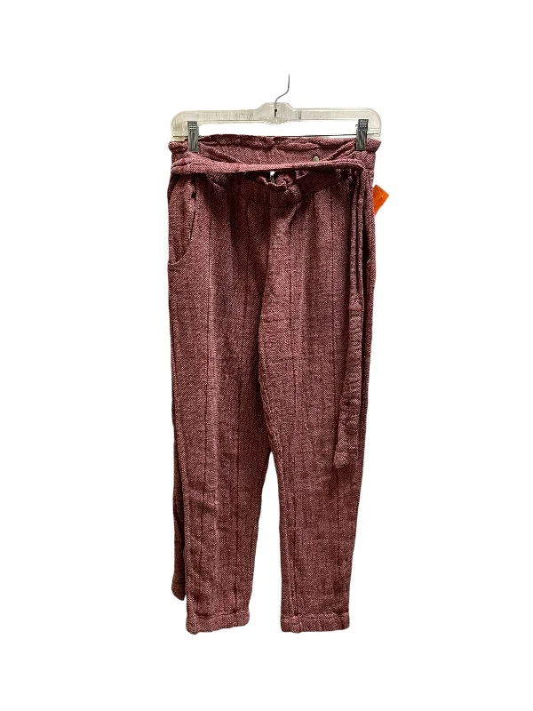 Breathable cotton pants for all-day summer ease -Pants Other By Free People In Red, Size: 2