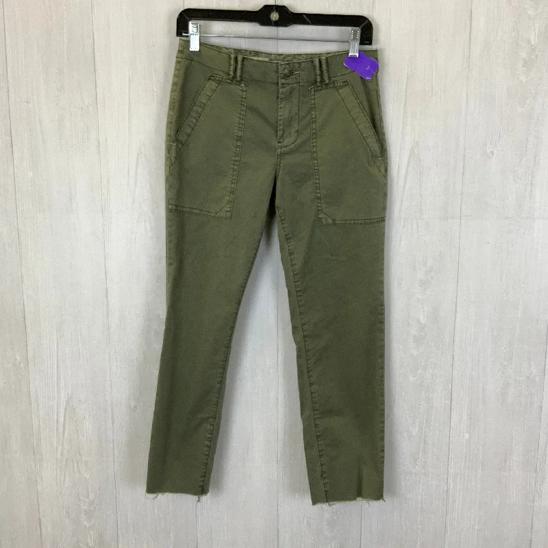 Luxury silk pants for glamorous evening wear -Pants Chinos & Khakis By Pilcro In Green, Size: 2