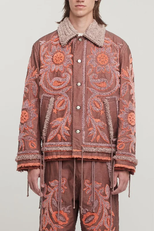 Fringed Jeans for Western -Craig Green Tapestry Jacket