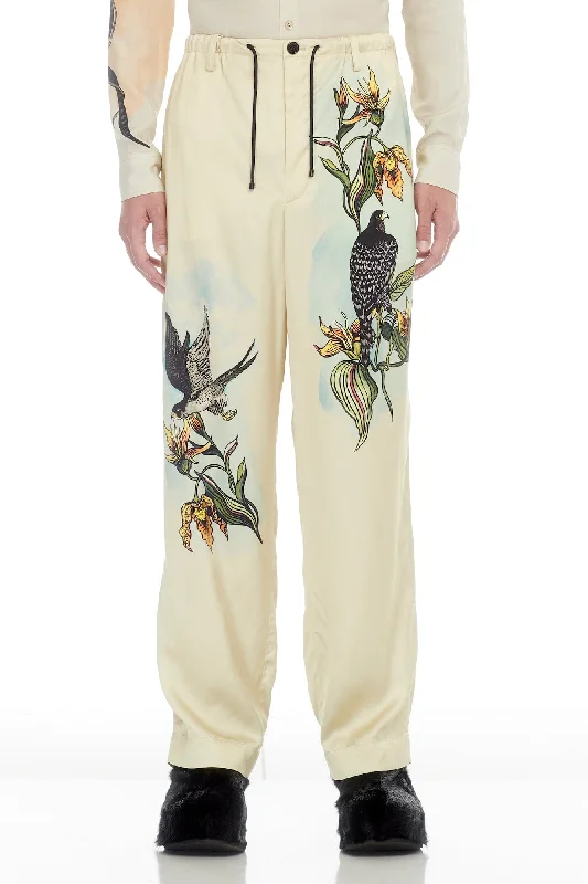 Light Wash Jeans for Casual -Dries Van Noten Penny Printed Pants