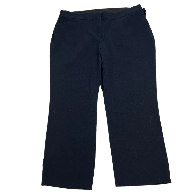 Insulated snow pants for winter outdoor fun -Pants Chinos & Khakis By Kim Rogers In Navy, Size: 18