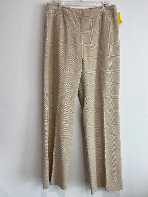 Vintage corduroy pants for retro style vibes -Pants Dress By Rafaella In Beige, Size: 8