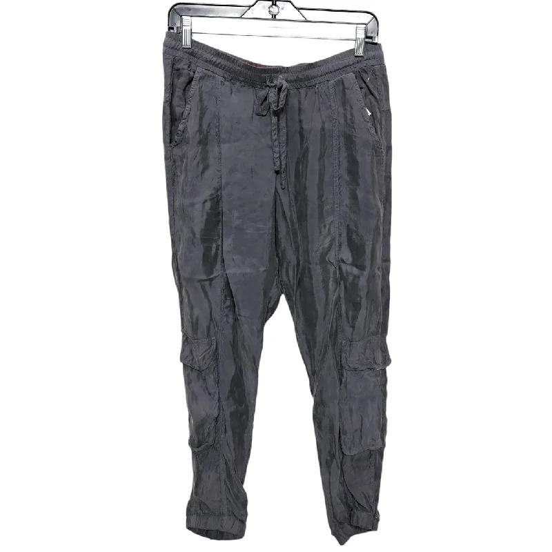 Windproof pants for chilly outdoor activities -PANTS JOGGERS by JOHNNY WAS In GREY, Size: S